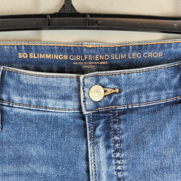 Chico's Denim Cropped Jeans - Picture 5 of 7